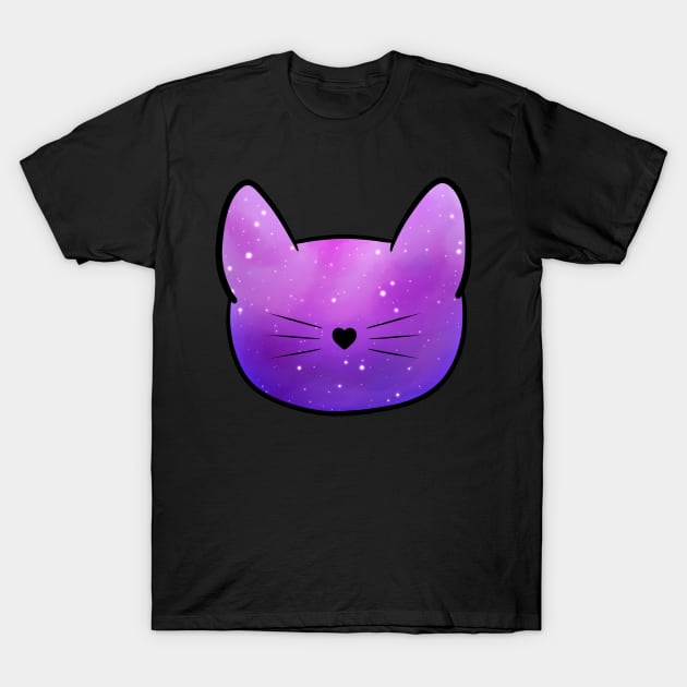 Kitty Galaxy T-Shirt by Saramation